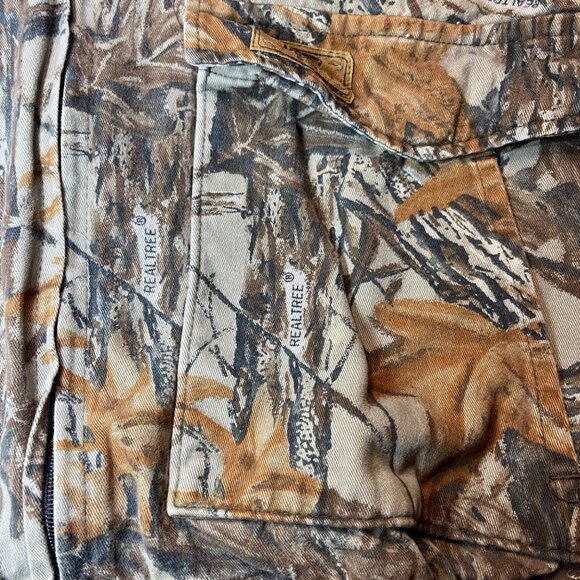 Vintage Duxbak Jacket Mens Large Camo Bomber Hunting Realtree Made USA Zip 90s - Picture 2 of 8